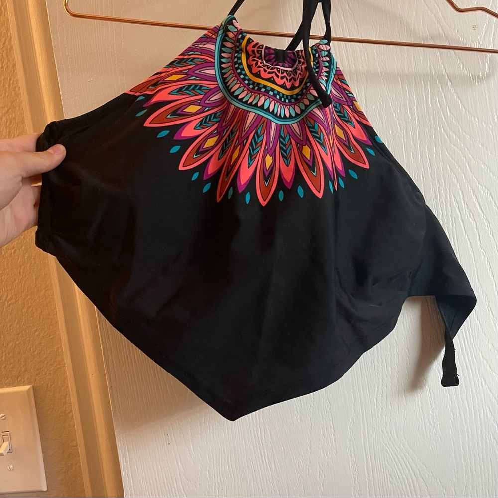 SWIUMSUIT BIKINI TOP - MANDALA THEMED